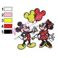 Mickey Mouse Cartoon Embroidery 93